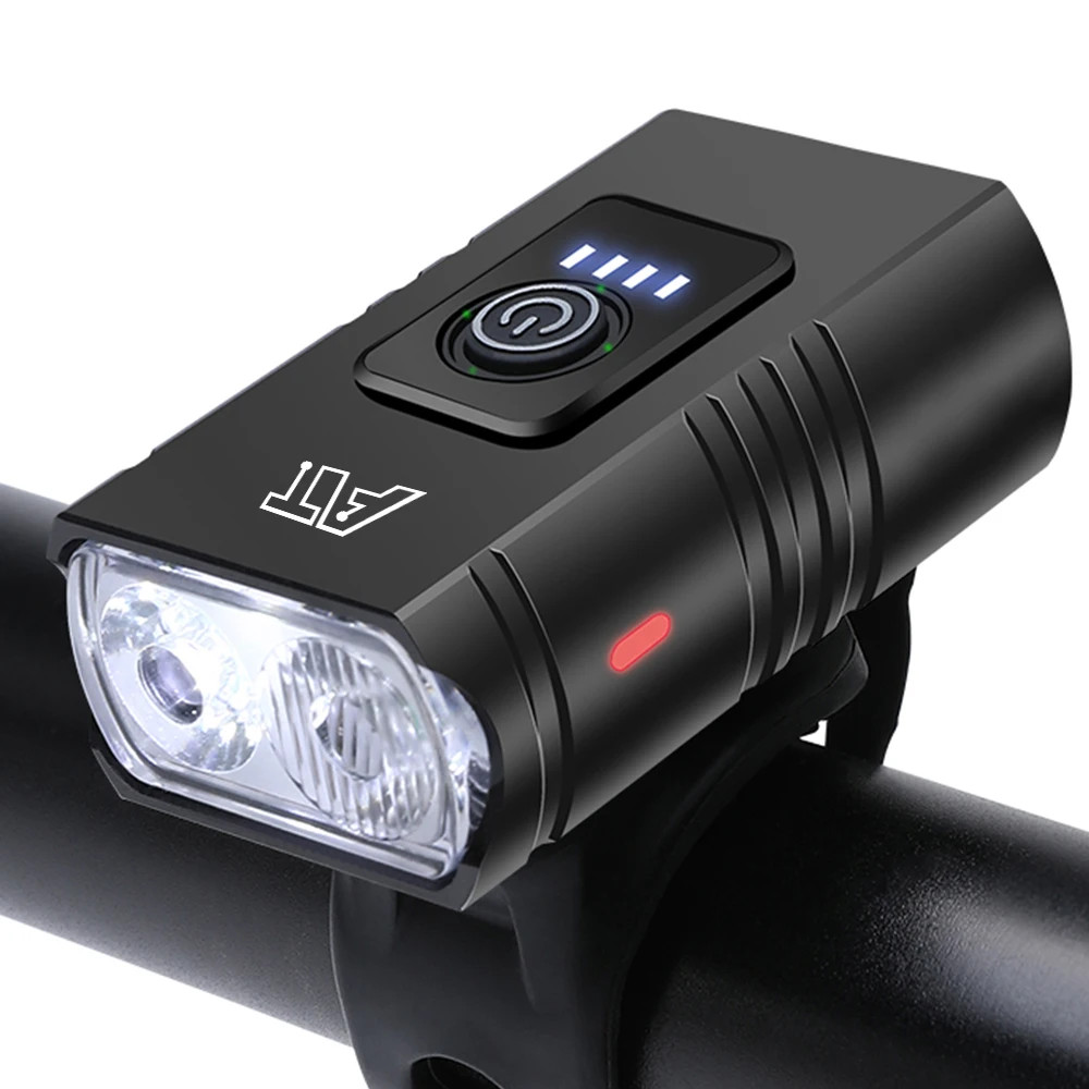 Bike Light T6 LED Bicycle Front Lamp Type-C Rechargeable MTB Headlight Flashligh
