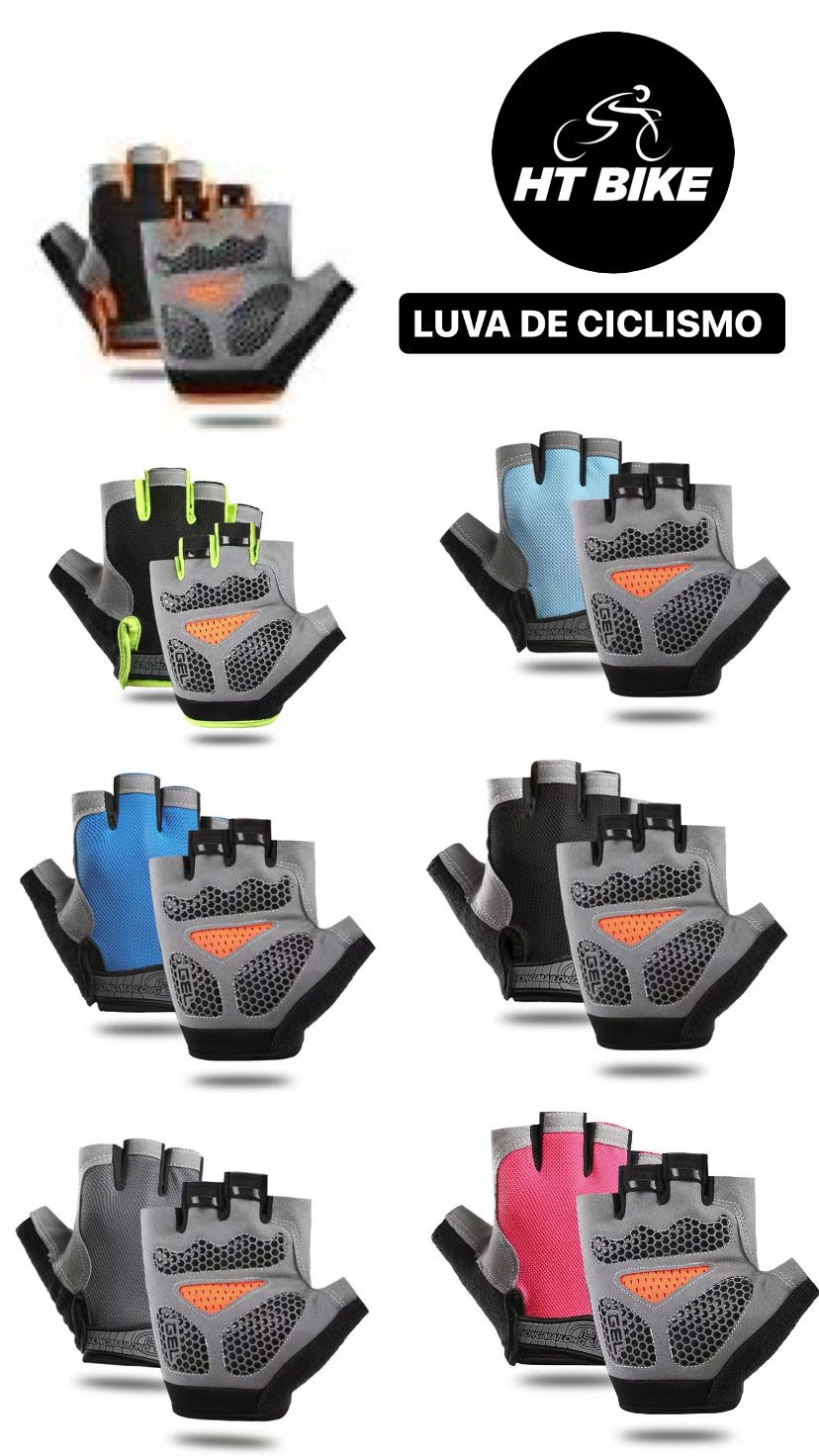 LUVA DE CICLISMO COM GEL